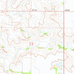 United States Geological Survey Lucas, SD (1971, 24000-Scale) digital map