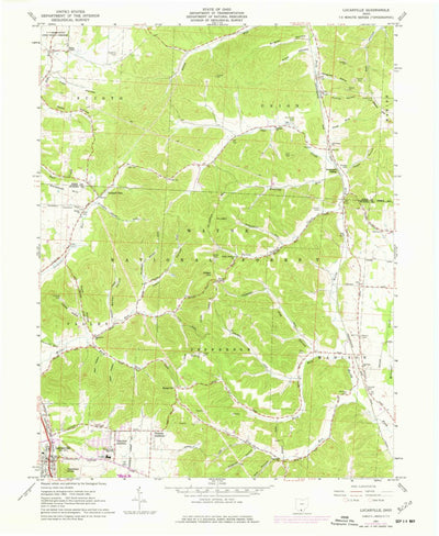 United States Geological Survey Lucasville, OH (1961, 24000-Scale) digital map