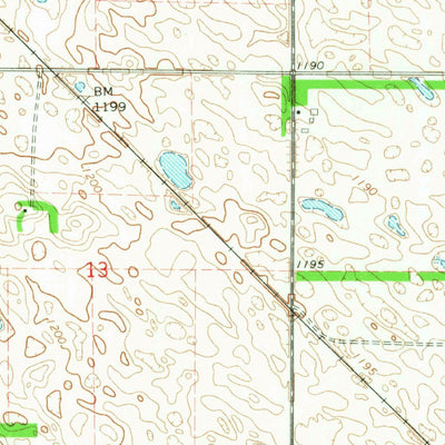 United States Geological Survey Lucca, ND (1965, 24000-Scale) digital map