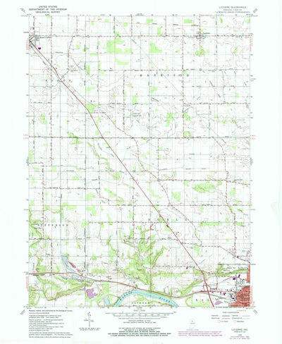 United States Geological Survey Lucerne, IN (1960, 24000-Scale) digital map