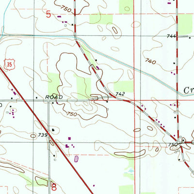 United States Geological Survey Lucerne, IN (1960, 24000-Scale) digital map