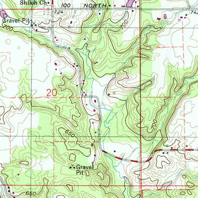 United States Geological Survey Lucerne, IN (1960, 24000-Scale) digital map