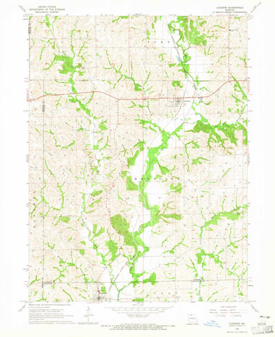 United States Geological Survey Lucerne, MO (1964, 24000-Scale) digital map