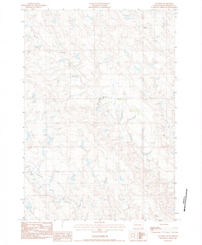 United States Geological Survey Lucerne, SD (1983, 24000-Scale) digital map