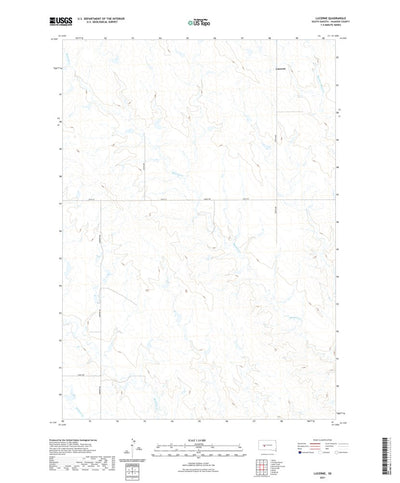 United States Geological Survey Lucerne, SD (2021, 24000-Scale) digital map