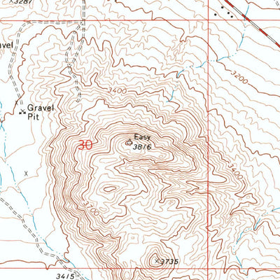 United States Geological Survey Lucerne Valley, CA (1971, 24000-Scale) digital map