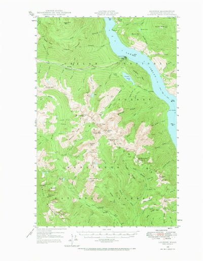 United States Geological Survey Lucerne, WA (1944, 62500-Scale) digital map