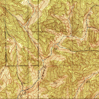United States Geological Survey Lucia, CA (1921, 62500-Scale) digital map
