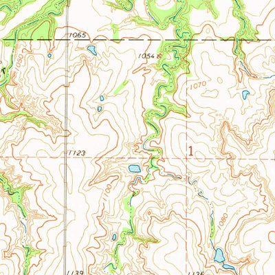 United States Geological Survey Lucien, OK (1972, 24000-Scale) digital map