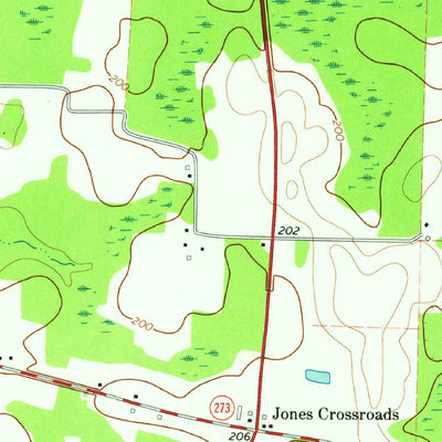 United States Geological Survey Lucile, GA (1974, 24000-Scale) digital map