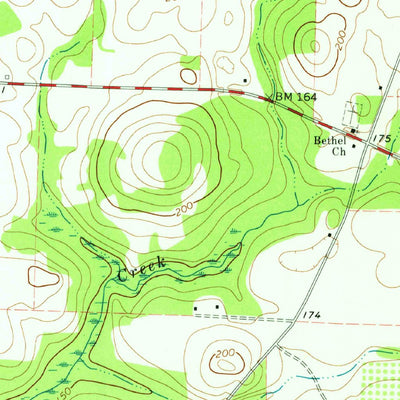 United States Geological Survey Lucile, GA (1974, 24000-Scale) digital map