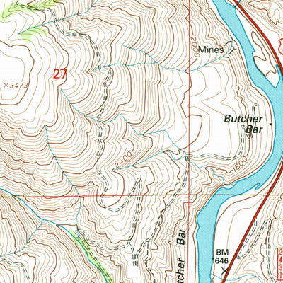 United States Geological Survey Lucile, ID (1995, 24000-Scale) digital map