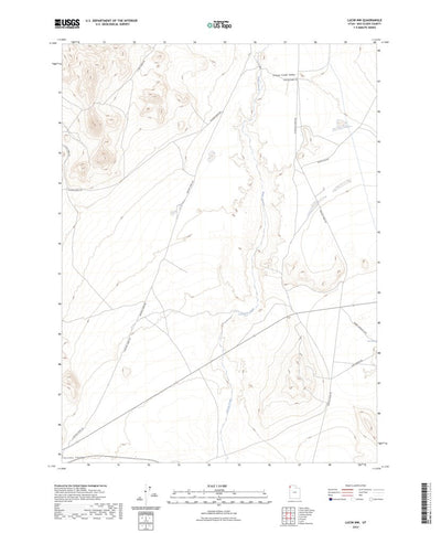 United States Geological Survey Lucin NW, UT (2023, 24000-Scale) digital map