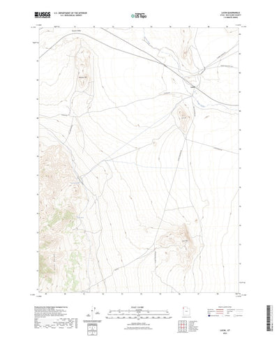 United States Geological Survey Lucin, UT (2023, 24000-Scale) digital map