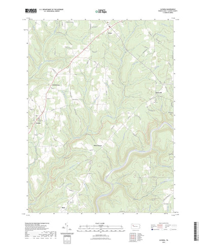 United States Geological Survey Lucinda, PA (2023, 24000-Scale) digital map