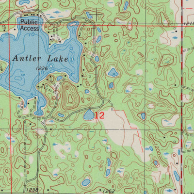 United States Geological Survey Luck, WI (1983, 24000-Scale) digital map