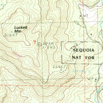 United States Geological Survey Luckett Mountain, CA (1987, 24000-Scale) digital map