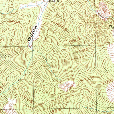 United States Geological Survey Lucky Boy, NV (1989, 24000-Scale) digital map
