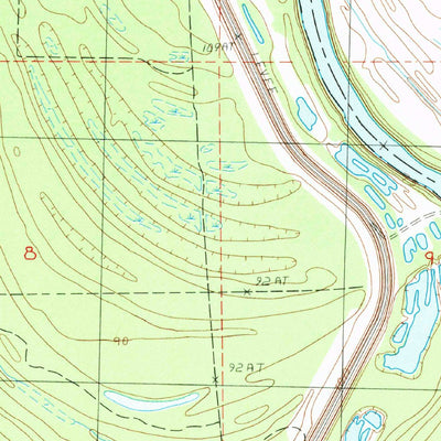 United States Geological Survey Lucre, MS (1988, 24000-Scale) digital map