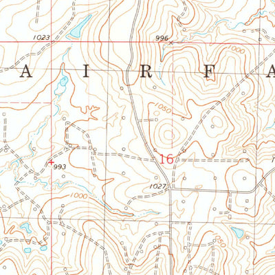 United States Geological Survey Lucy Creek, OK (1978, 24000-Scale) digital map