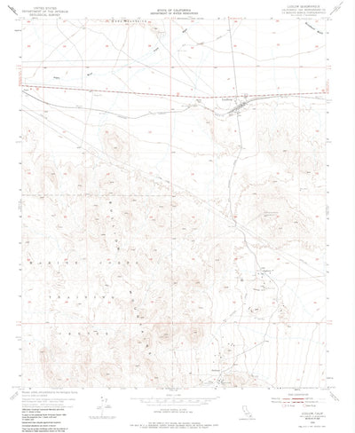 United States Geological Survey Ludlow, CA (1955, 24000-Scale) digital map