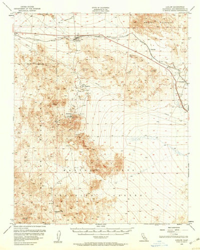United States Geological Survey Ludlow, CA (1955, 62500-Scale) digital map
