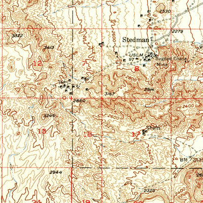 United States Geological Survey Ludlow, CA (1955, 62500-Scale) digital map