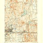 United States Geological Survey Ludlow, MA (1944, 31680-Scale) digital map