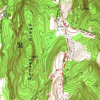 United States Geological Survey Ludlow, MA (1954, 24000-Scale) digital map