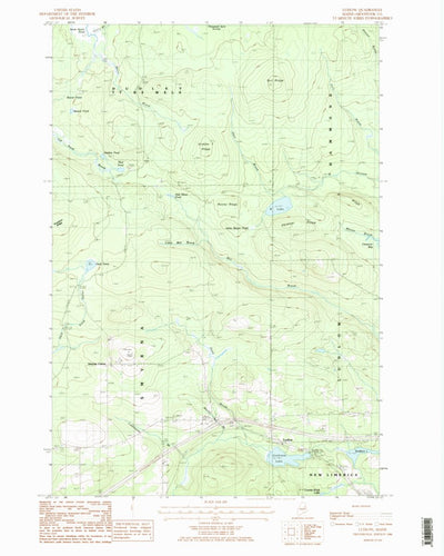 United States Geological Survey Ludlow, ME (1986, 24000-Scale) digital map