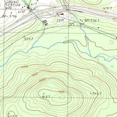 United States Geological Survey Ludlow, ME (1986, 24000-Scale) digital map