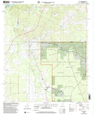 United States Geological Survey Ludlow, MS (2000, 24000-Scale) digital map