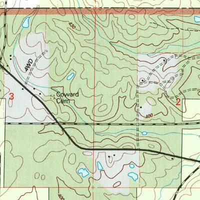 United States Geological Survey Ludlow, MS (2000, 24000-Scale) digital map