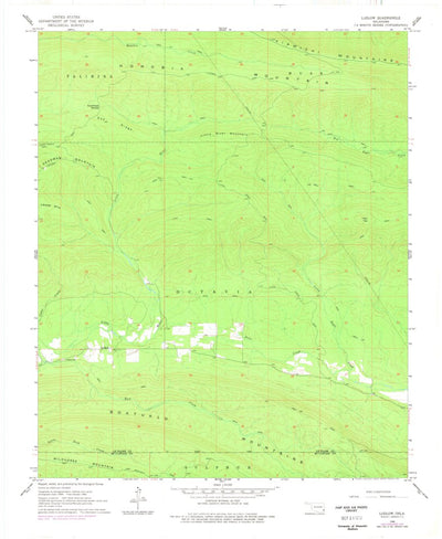 United States Geological Survey Ludlow, OK (1966, 24000-Scale) digital map