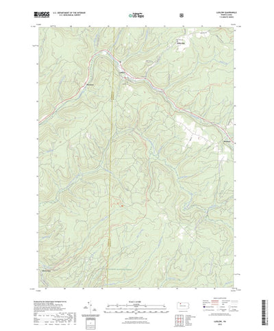 United States Geological Survey Ludlow, PA (2023, 24000-Scale) digital map