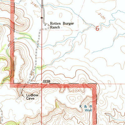United States Geological Survey Ludlow, SD (1993, 24000-Scale) digital map