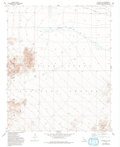 United States Geological Survey Ludlow SE, CA (1954, 24000-Scale) digital map