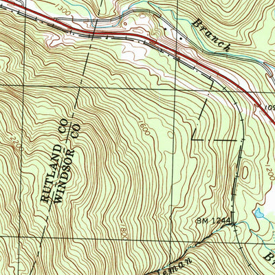 United States Geological Survey Ludlow, VT (1997, 24000-Scale) digital map