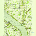United States Geological Survey Ludlowville, NY (1943, 31680-Scale) digital map