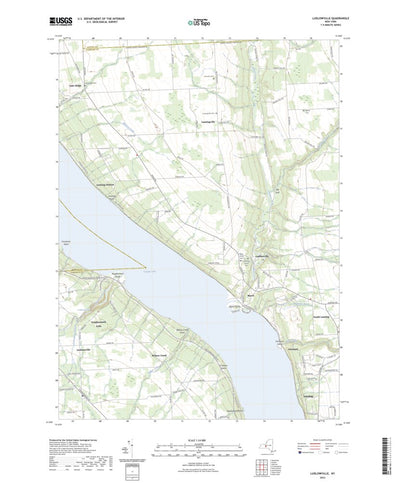 United States Geological Survey Ludlowville, NY (2023, 24000-Scale) digital map