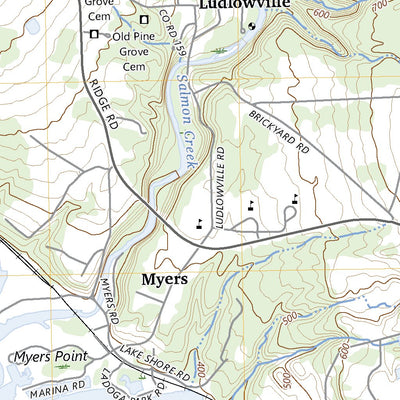 United States Geological Survey Ludlowville, NY (2023, 24000-Scale) digital map