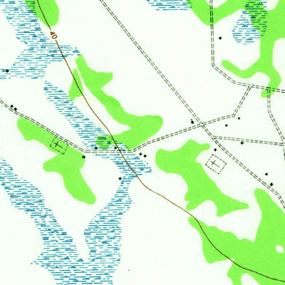 United States Geological Survey Ludowici, GA (1943, 62500-Scale) digital map