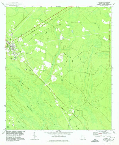 United States Geological Survey Ludowici, GA (1978, 24000-Scale) digital map