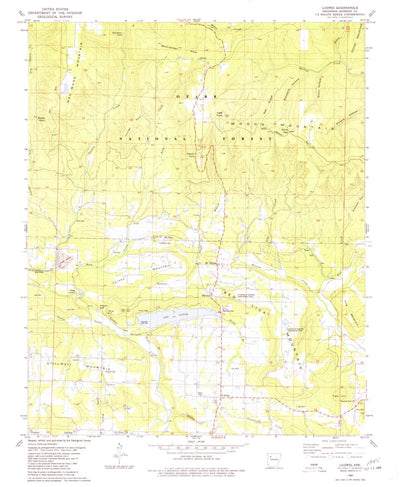 United States Geological Survey Ludwig, AR (1980, 24000-Scale) digital map
