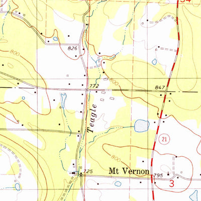 United States Geological Survey Ludwig, AR (1980, 24000-Scale) digital map