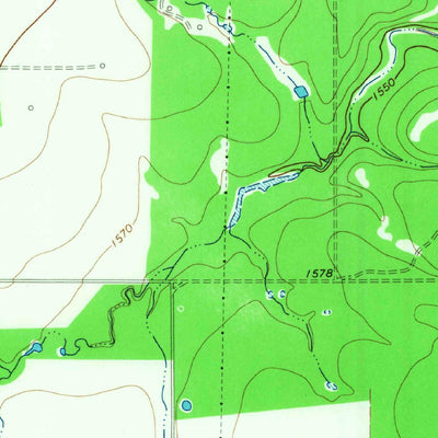 United States Geological Survey Lueders NE, TX (1965, 24000-Scale) digital map