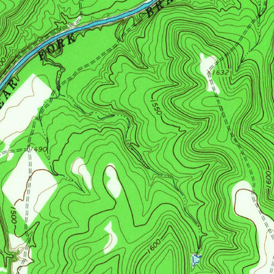 United States Geological Survey Lueders NE, TX (1965, 24000-Scale) digital map