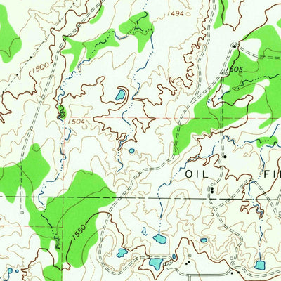 United States Geological Survey Lueders NW, TX (1965, 24000-Scale) digital map