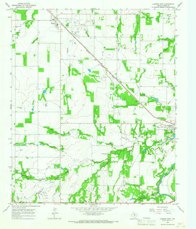 United States Geological Survey Lueders West, TX (1965, 24000-Scale) digital map