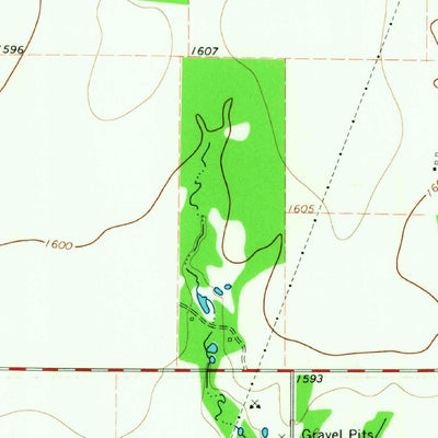 United States Geological Survey Lueders West, TX (1965, 24000-Scale) digital map